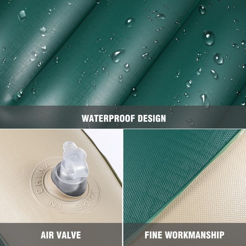 VORCOOL 2pcs PVC Fishing Chair Seat Pad Fishing Cushion for Fishing officiel Boat (Green)