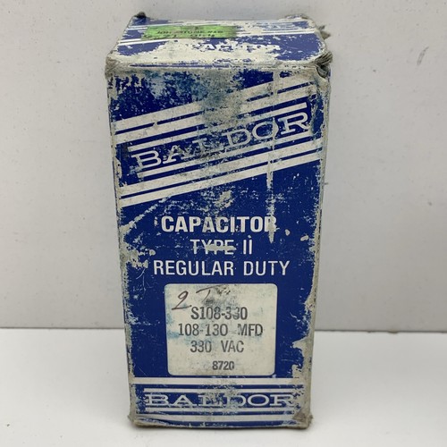 Baldor S108-330 Regular Duty Kondensator 330VAC 108-130MFD - Bild 2 von 13