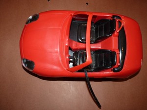 red barbie car