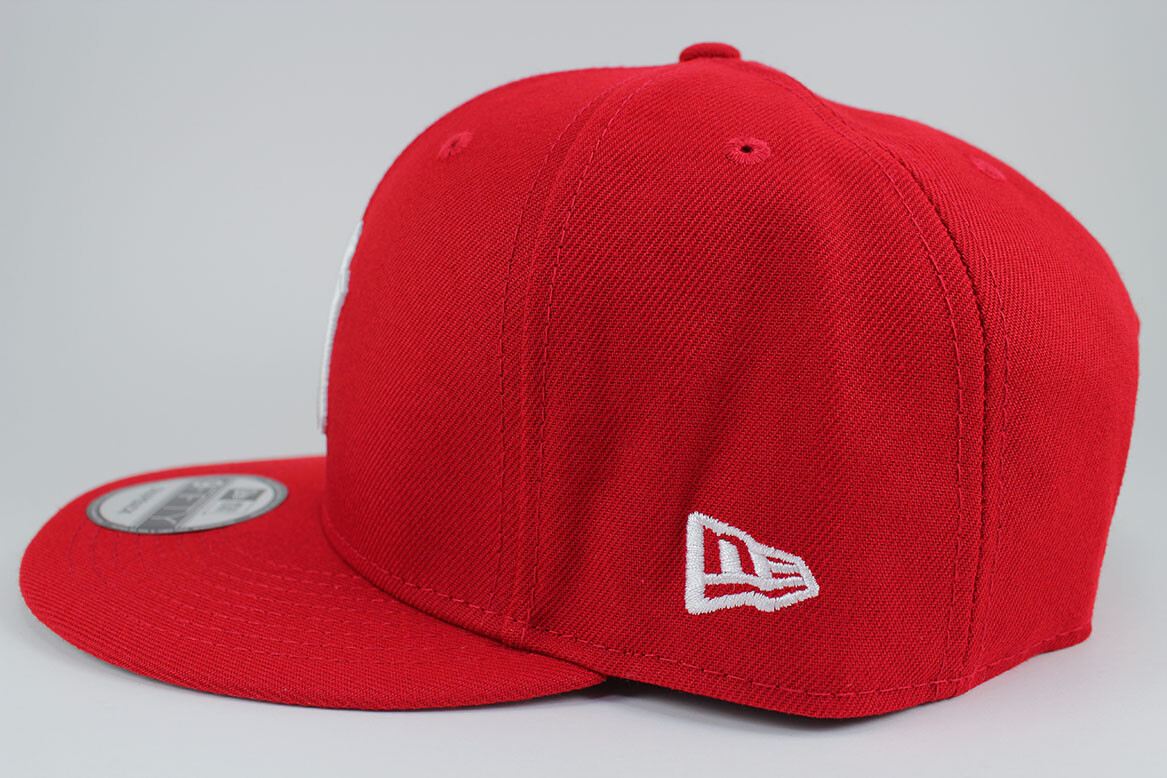 ☆New Era☆ MLB Basic New York Yankees Ball Cap Red NEW ERA 9FIFTY BASIC SNAPBACK HAT CAP MLB NEW YORK NY