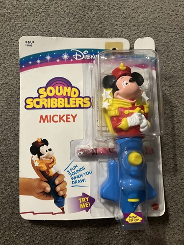 Porta lápices Mattel Disney Mickey Sound Scribblers 1994 usado - Imagen 1 de 6