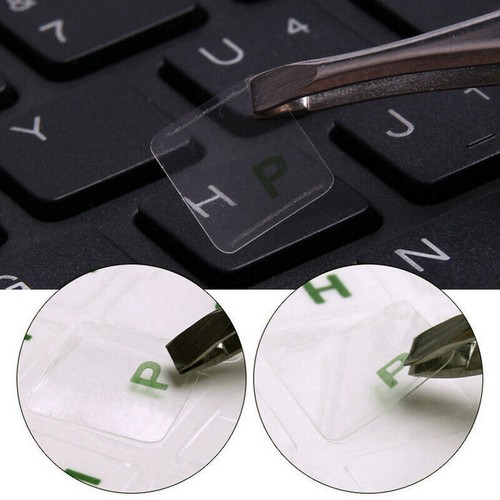 Russische transparente Tastaturaufkleber wasserdicht Laptop Tische für PC~2025 - Picture 3 of 9