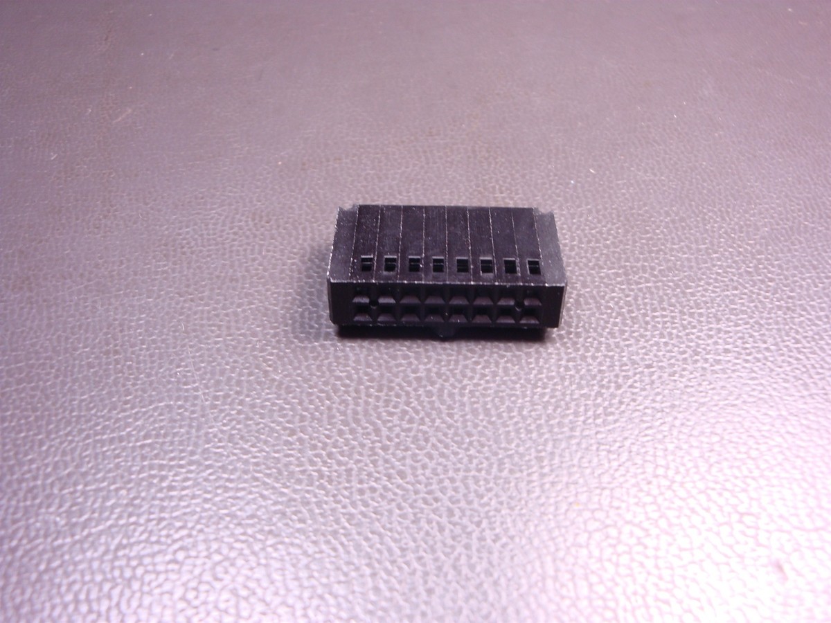 Lot of 2 102387-3 AMP Connector Housing Receptacle 2 Row 16