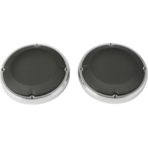 6.5" Saddlebag Lid Speaker Grill Cover Screws Fit For Harley Road Street Glide - Picture 4 of 11