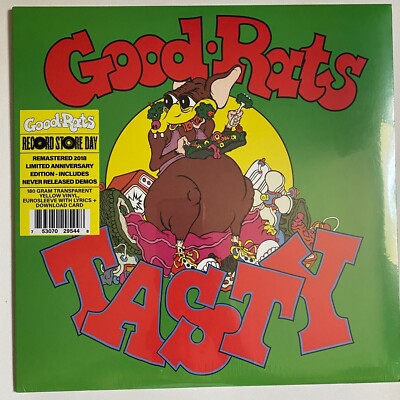 The Good Rats Lettering THE GOOD RATS - TASTY RSD 2018 LIMITED EDITION YELLOW VINYL 12