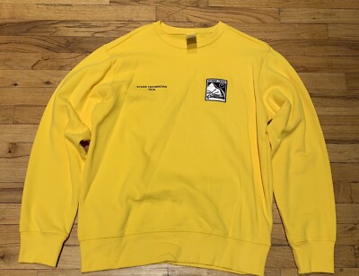 Supreme The North Face Steep Tech Crewneck Yellow Medium Supreme The North Face Steep Tech Crewneck Yellow Medium