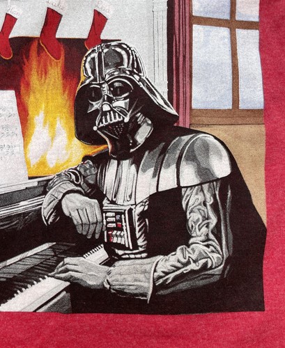 Star Wars Darth Vader Boys S Christmas Two-Fer Long Sleeve Humorous T-Shirt - Picture 6 of 6