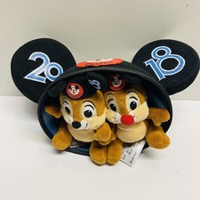 Disney Parks 2018 Chip N Dale Ear Hat Plush