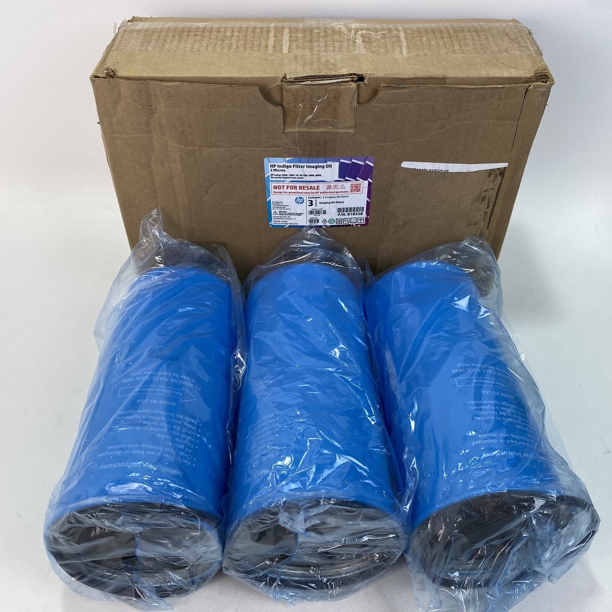 画材 Indigo Genuine Lot of 3 HP Indigo Imaging Oil Filter-2 Micron for Digital