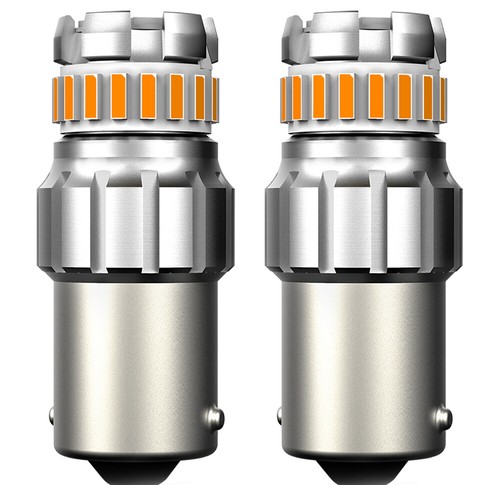 4x 1156 P21W 7506 LED Yellow Turn Signal Parking DRL High Power Light Bulbs Lamp - Picture 11 of 12