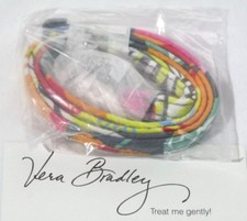 Vera Bradley JAZZY BLOOMS LANYARD Ring Clip KEYS Key Cards WORK 4 PURSE Tote NWT