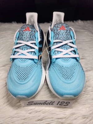 Adidas Ultraboost Light Running Shoes Blue White Size 8.5  display picture 2