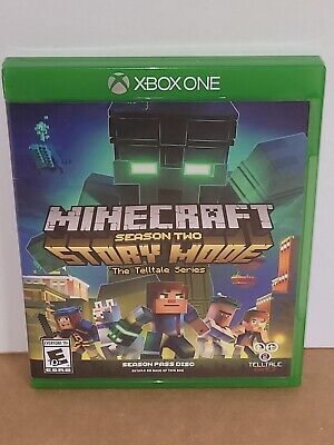 Minecraft: Story Mode Season Two 2 Season Pass Disc (Microsoft Xbox 360,  2017) 816563020146