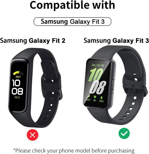 3 x verre de protection 3D pour Samsung Galaxy Fit3 écran protection film blindé plein écran - Photo 4 sur 7