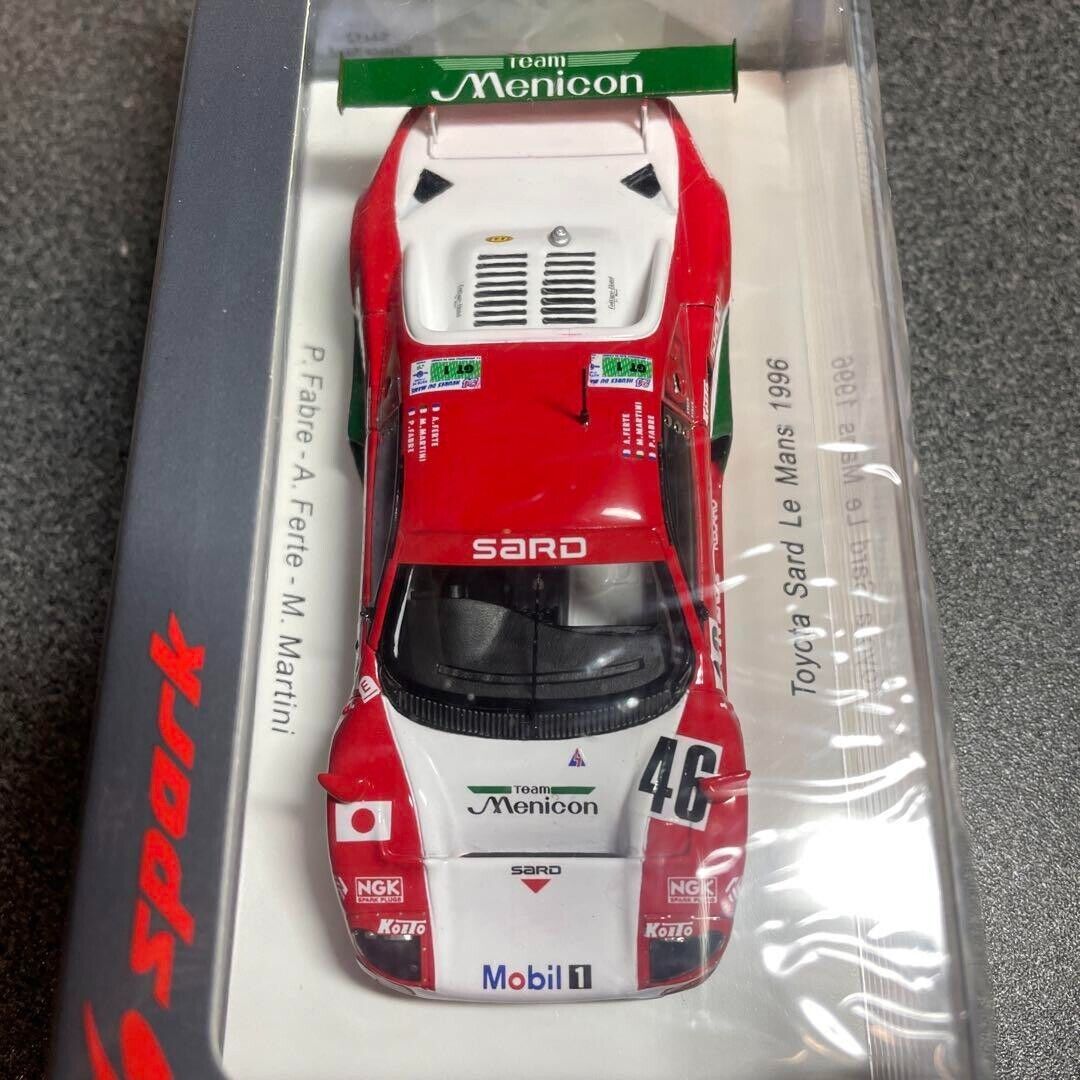 1/43 Spark Toyota Sard Le Mans 1996 #46 Rd Green w/ Box From 1/43 Spark Toyota Sard Le Mans 1996 #46 Rd Green w/ Box From