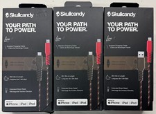3/ 19.99 Skullcandy Braided 6' Apple Charging Cable S7BCL-L094 