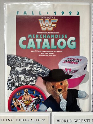 ミュージシャン wwf series93 WWF Magazine Merchandise Catalogs 1993