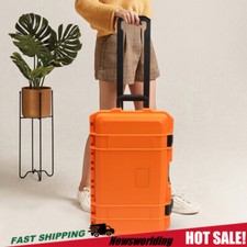 22" Multi-Purpose Camera Box Storage Protect Roller Hard Carry Case Waterproof