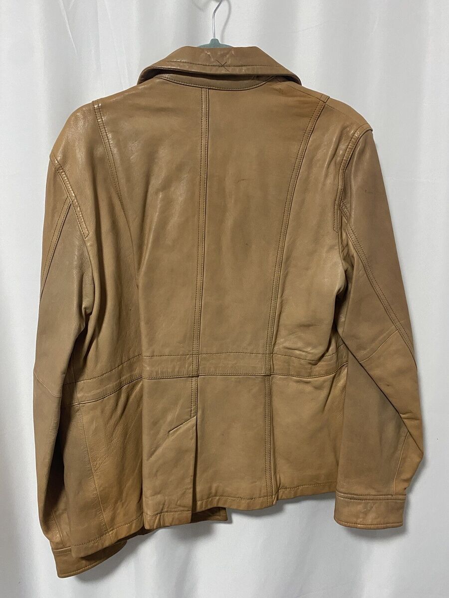 Vintage Gap Leather Jacket Womens Camel Tan Brown Butter Vintage Gap Leather Jacket Womens Camel Tan Brown Butter