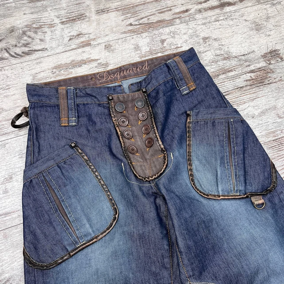 Dsquared Baggy Blue Denim Pants Size 31 - Image 2 of 4