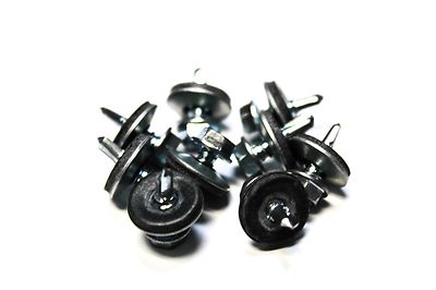 (500) 8x1/2 Unslotted Self Drilling Hex Head Sheet Metal Screws Neoprene Washer