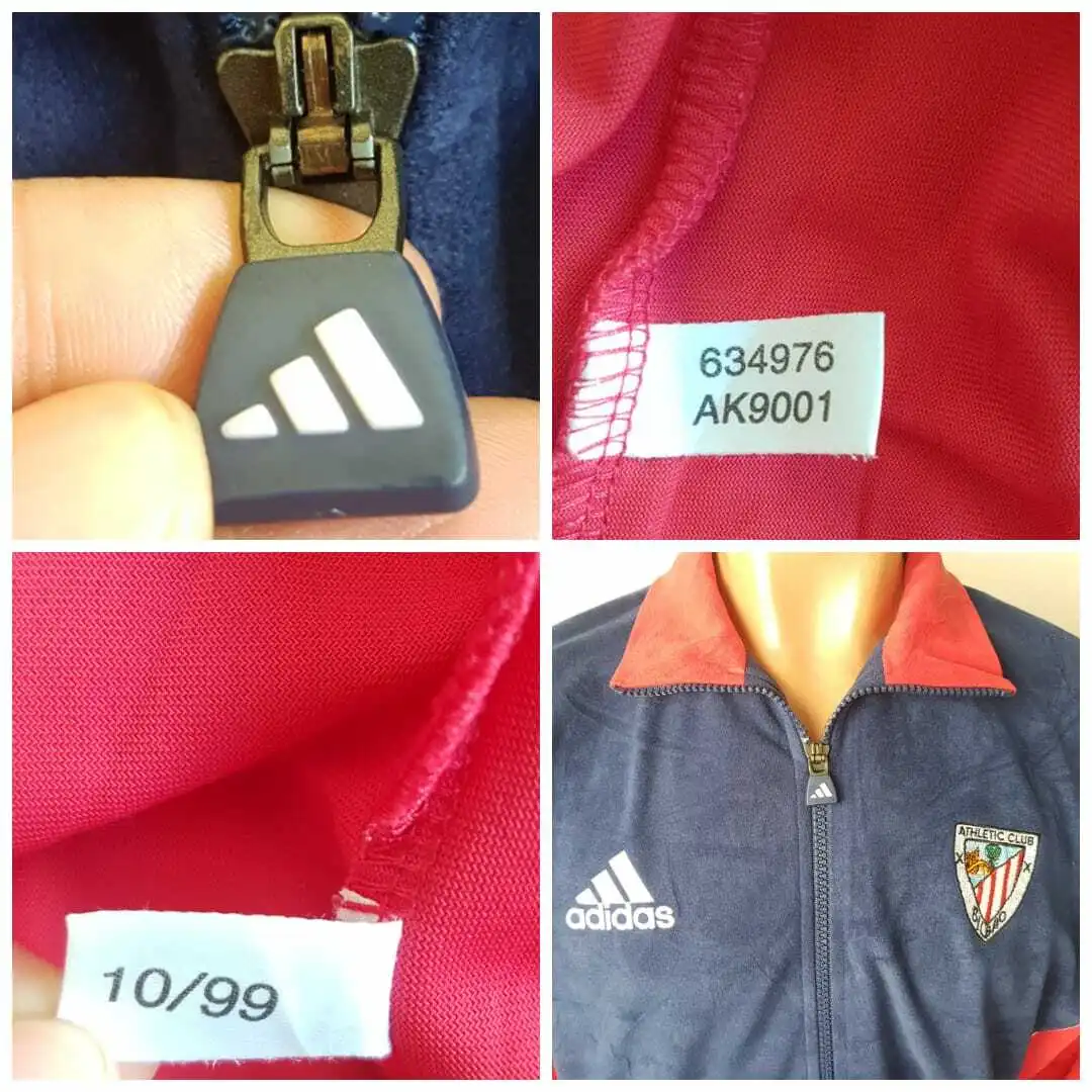Toro Vaticinador teléfono ATHLETIC CLUB BILBAO Adidas Mens Football Jumper Tracksuit Jacket fc  vintage XG | eBay