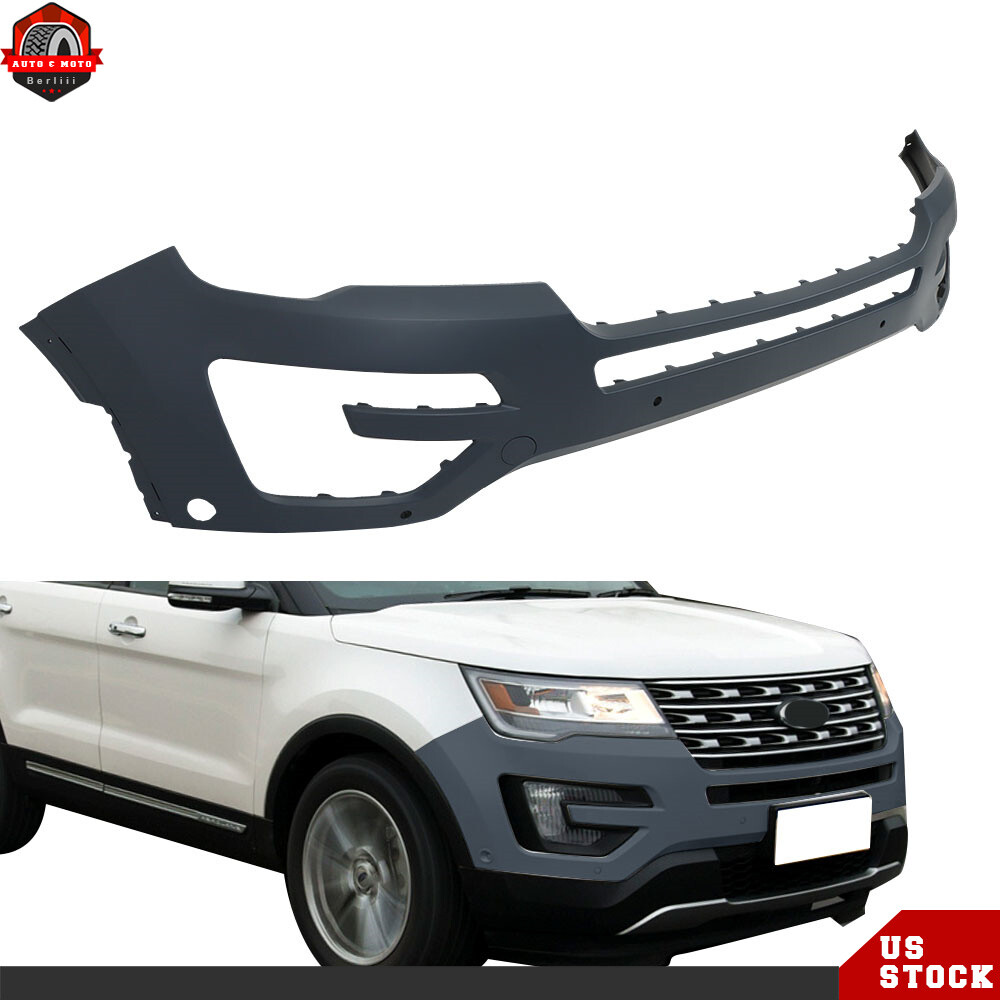 For 2016 2017 Ford Explorer 16 17 Primed Front Bumper Cover w