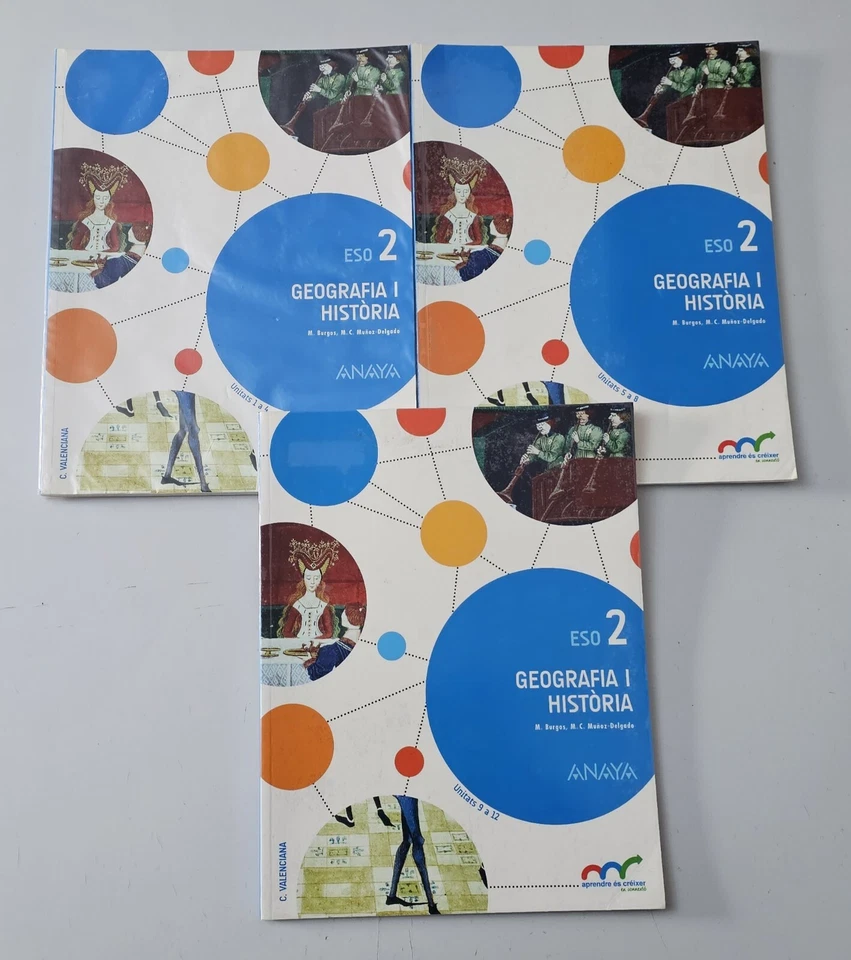 LOTE 3 LIBROS GEOGRAFIA I HISTORIA 2° ESO Spain Anaya 2016/17 - Imagen 4 de 4