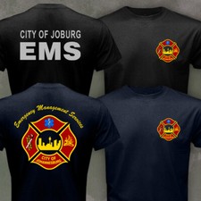 South Africa Johannesburg Joburg City EMS Firefighter T-shirt