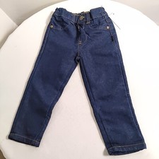 American Hawk Boy's Denim Jeans Dark Blue 2 Pocket Size 2T