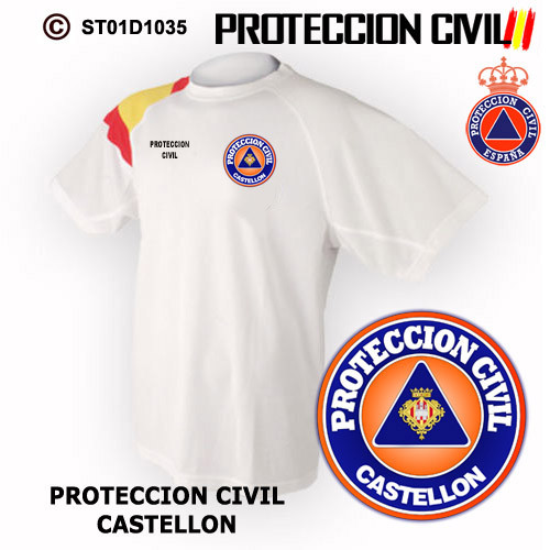 CAMISETAS TECNICAS: PROTECCION CIVIL Y EMERGENCIAS - CASTELLON - Bild 2 von 3