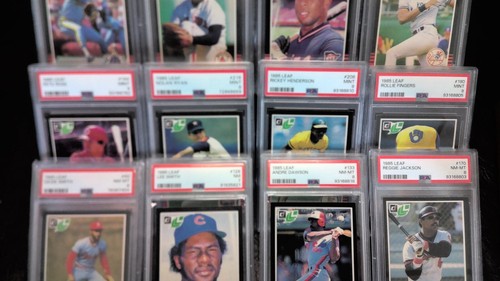 1985 Leaf Baseball Complete Set - with 16 Graded cards (See Desc 4 list) - Picture 3 of 13