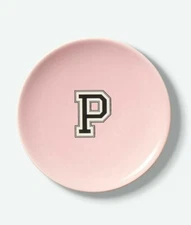 VICTORIA'S SECRET PINK MONOGRAM LOGO TRINKET DISH CERAMIC PLATE NEW