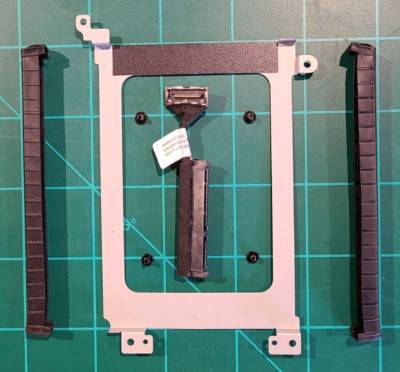Dell OEM SSD Caddy, Connector Cable & Screws - Precision 5510 5520 5530 9550 XPS