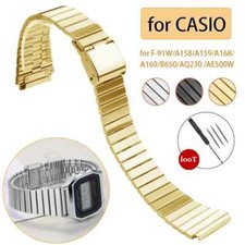 Vintage Watchband for CASIO F-91W/A158/A159/A168/A169/B650/AQ230 /AE500W