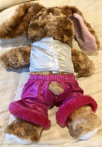 Costruisci un Orso Coniglietto Coniglio Peluche Vestiti Microfono Rosa Pantaloni Camicia Stella - Foto 3 di 4