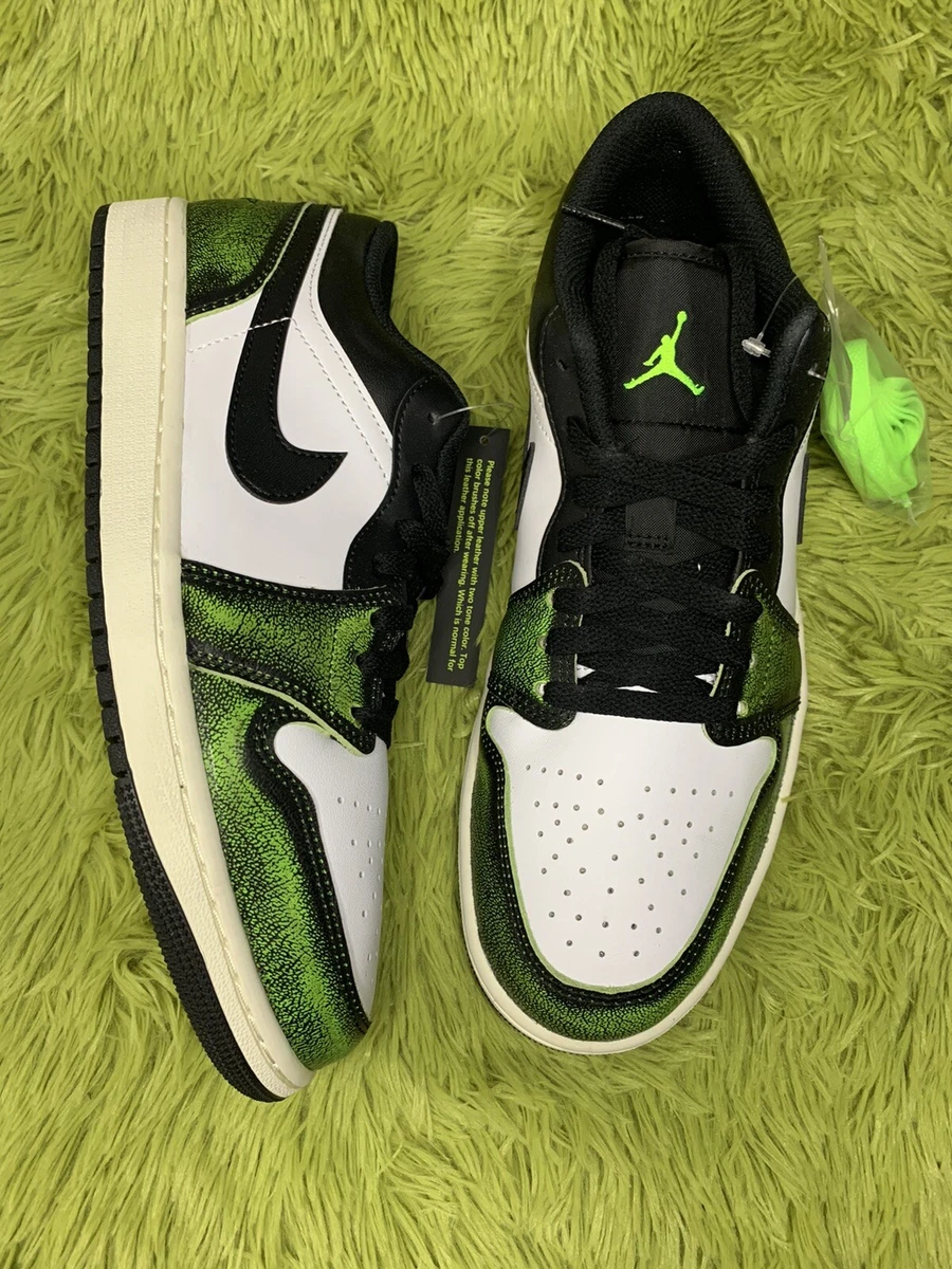 Jordan 1 Low Wear Away Electric Green
