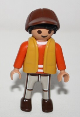 PLAYMOBIL 5568 KINDER JUNGE MÜTZE BRAUN PARK SPIELPLATZ