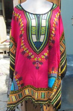 Womens-Caftan-Dress-Kaftan-dashiki-Hippie-Boho-African-Casual-Gown-Beac