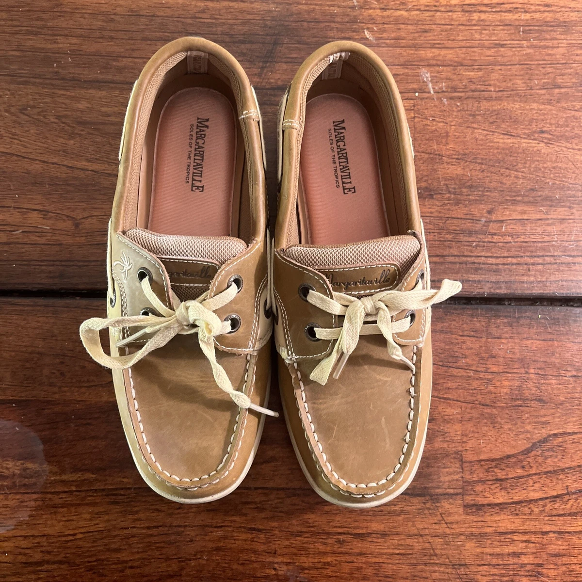 Women s Margaritaville Boat Shoes Soles of the Tropics Sz 6.5 MG1463A
