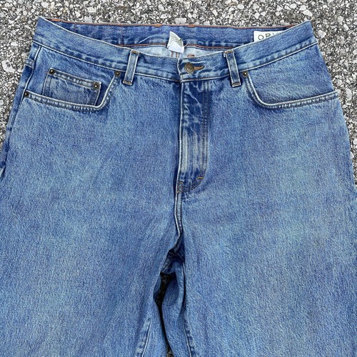 VTG Orvis Swamper Jeans Mens 36x30 (34x30) Blue Denim 85XR Grunge Work Outdoor - Picture 2 of 18