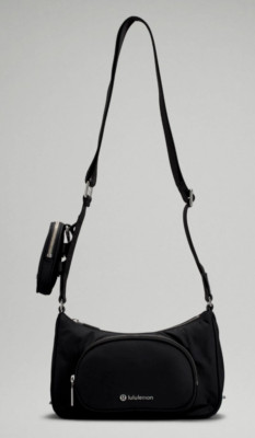 Lululemon Athletica Crossbody Bag with Nano Pouch Black