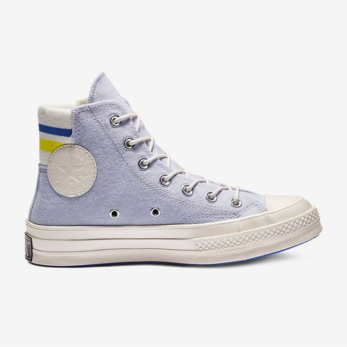 Entrenadores con cordones Converse Chuck Talyor Chuck años 70 a rayas retro techo púrpura | eBay