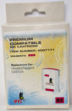 Premium Compatible Ink Cartridge Magenta 82 For HP C4912A Sealed