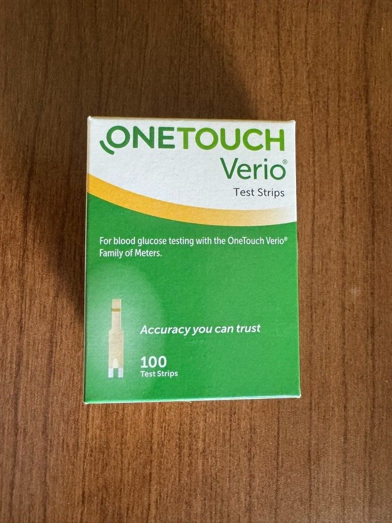 Brand New One Touch Verio Test Strips 100 Count Expiration 4/24
