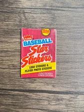 1 Unopened Sealed Wax Pack - 1988 Fleer Baseball Star Stickers Cards 