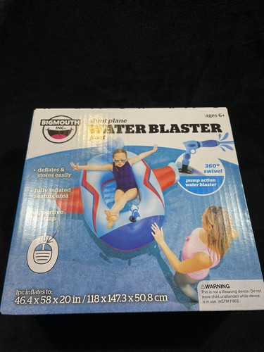 Brand New BIG MOUTH Inc BigMouth STUNT PLANE Pool FLOAT Vehicle WATER BLASTER - Picture 2 of 3