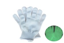 New White Raver luminous Gloves Fabric Gloves Multicolor LED Gloves 160163