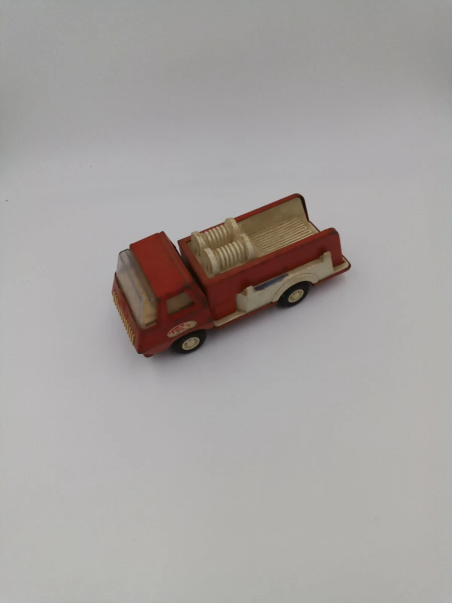 Tonka Truck Red In White Pre owned