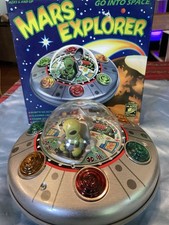 Mars Explorer Vintage Spaceship With Light And Sound . Tested Work 100% With Box